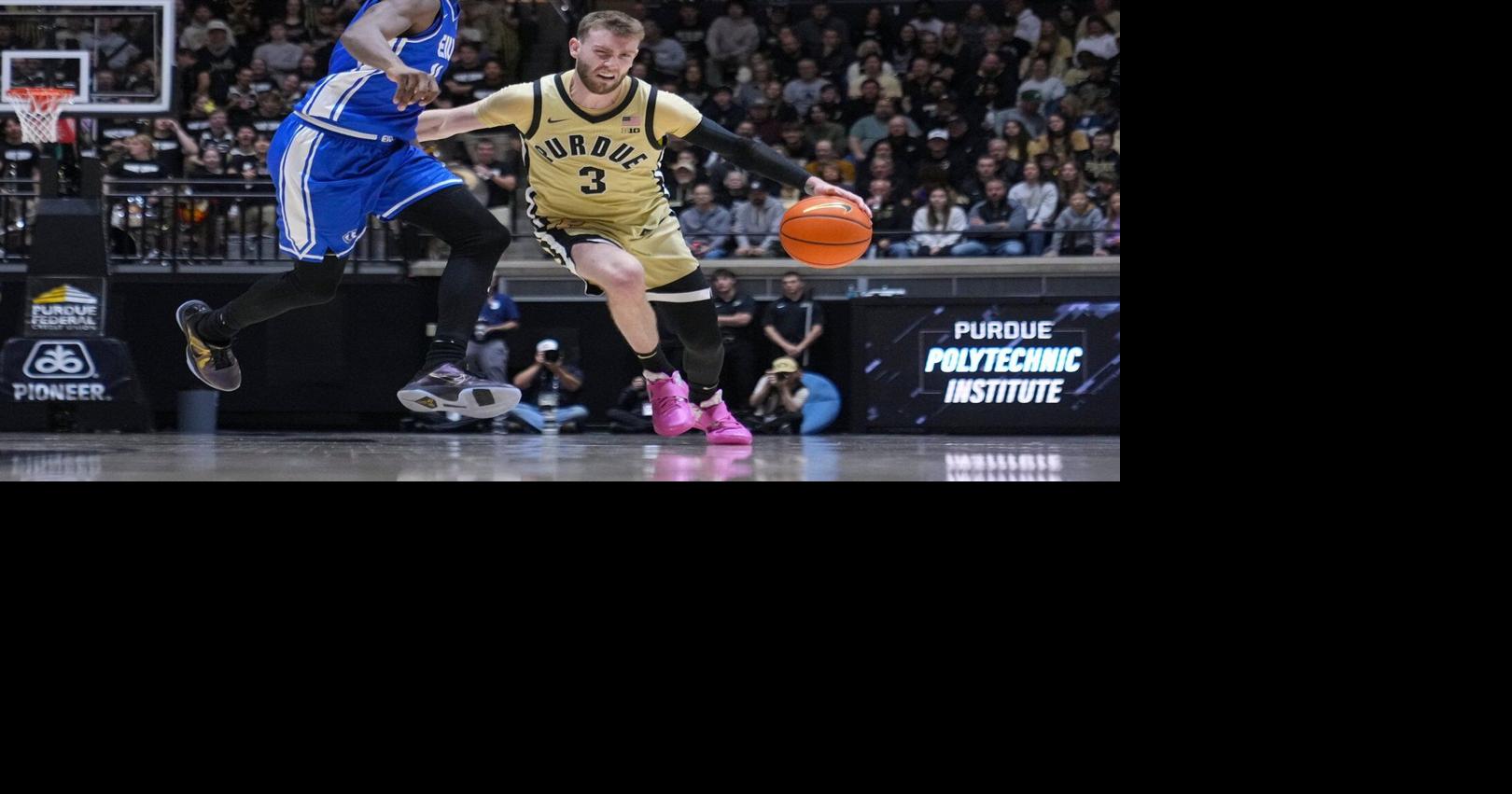 Daniel Jacobsen scores career-high 24 to lead No. 1 Purdue to 109-62 romp over Eastern Illinois