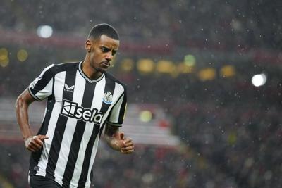 Isak left out of Newcastle squad for Premier League game at Aston Villa