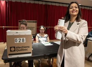 CP NewsAlert: Québec solidaire's Ruba Ghazal projected to win riding