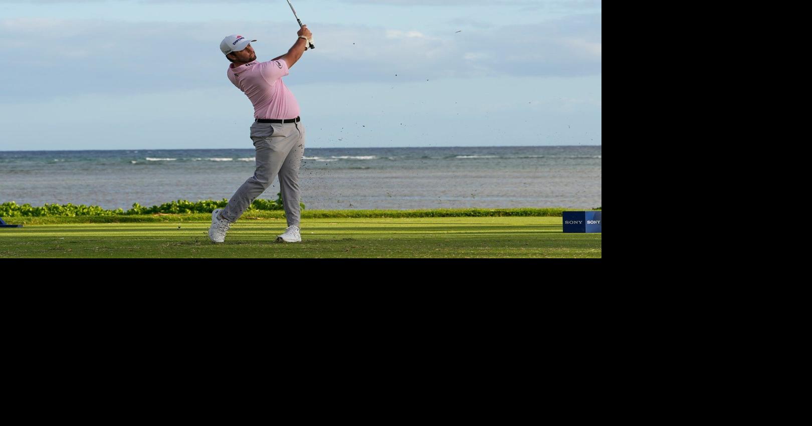 Davis Riley takes 2-shot lead in PGA Tour opener at windswept Waialae