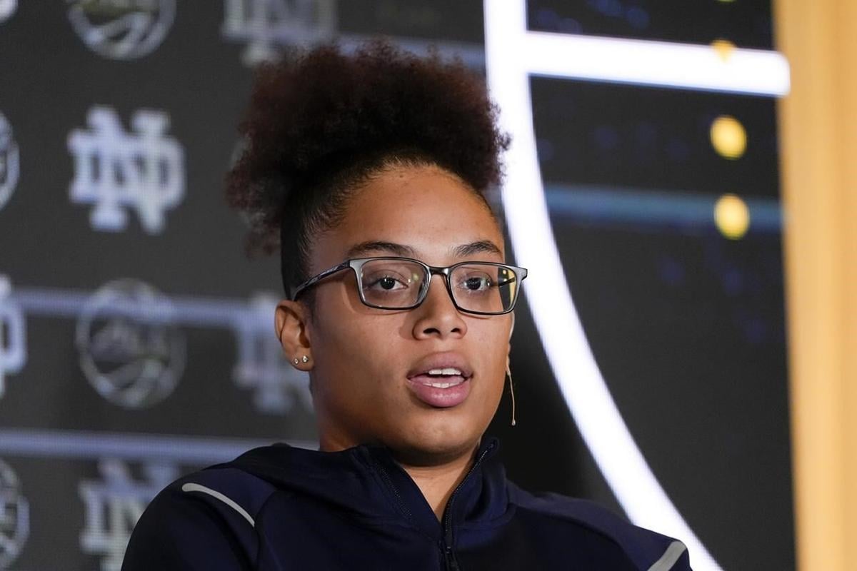 Olivia Miles has fought back from a knee injury. She's set to return in Notre Dame's star backcourt