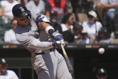 Aaron Judge ties Yogi Berra for fifth on the Yankees' career homers list