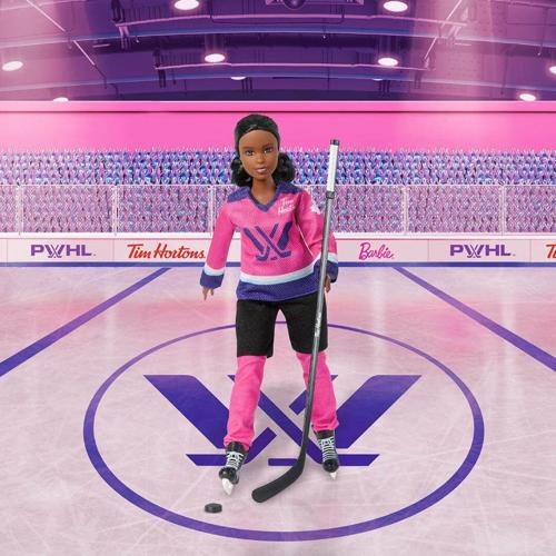 Sarah Nurse says PWHL Barbie can inspire next generation of female athletes
