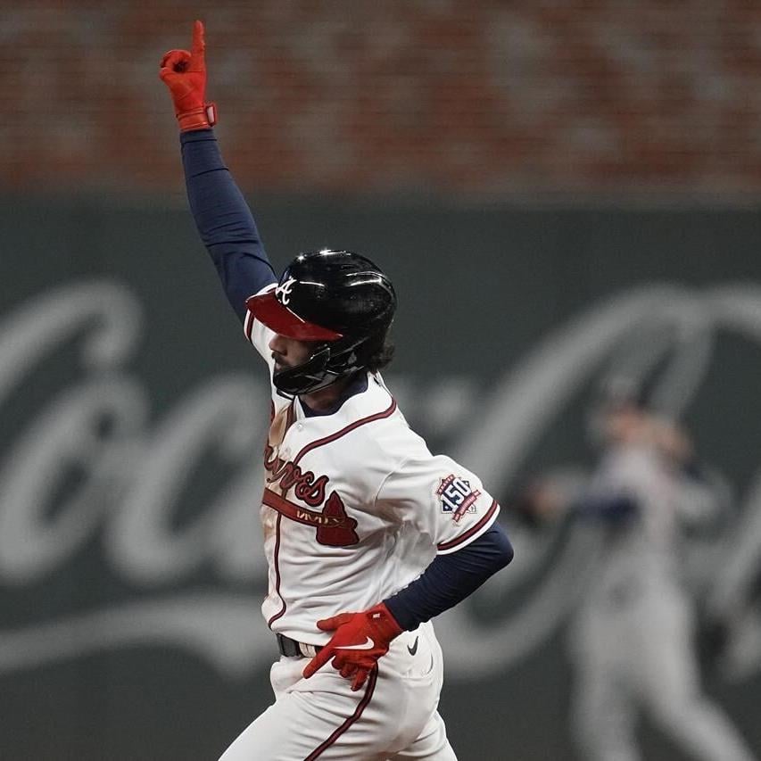 The Latest: Braves take 2-1 Series lead with Game 3 win