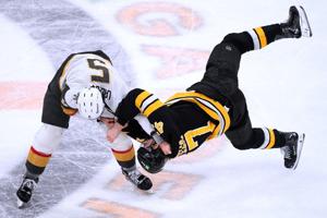 NHL scores: Bruins hold off Golden Knights 4-3 after three-goal flurry
