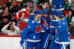 Nelson scores twice in 3rd as Avalanche rally past Hurricanes, 5-3