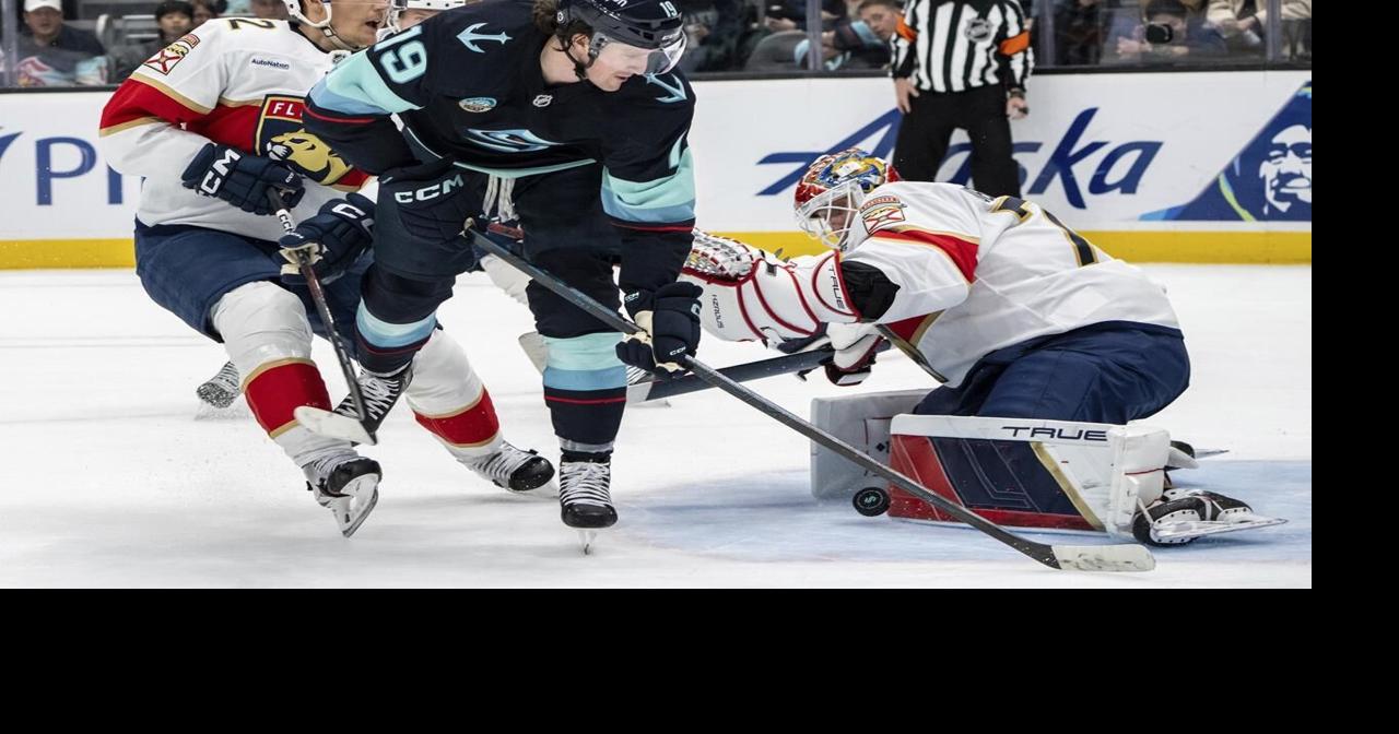 Barkov and Reinhart help the Panthers beat the Kraken 2-1 in a shootout