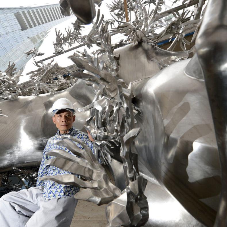 An open-air exhibition of Rero's monumental works in the Faubourg