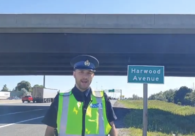 Highway 401 rocks