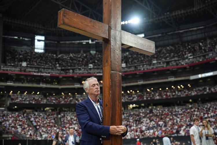 Top photos of conservative activist Charlie Kirk's memorial service