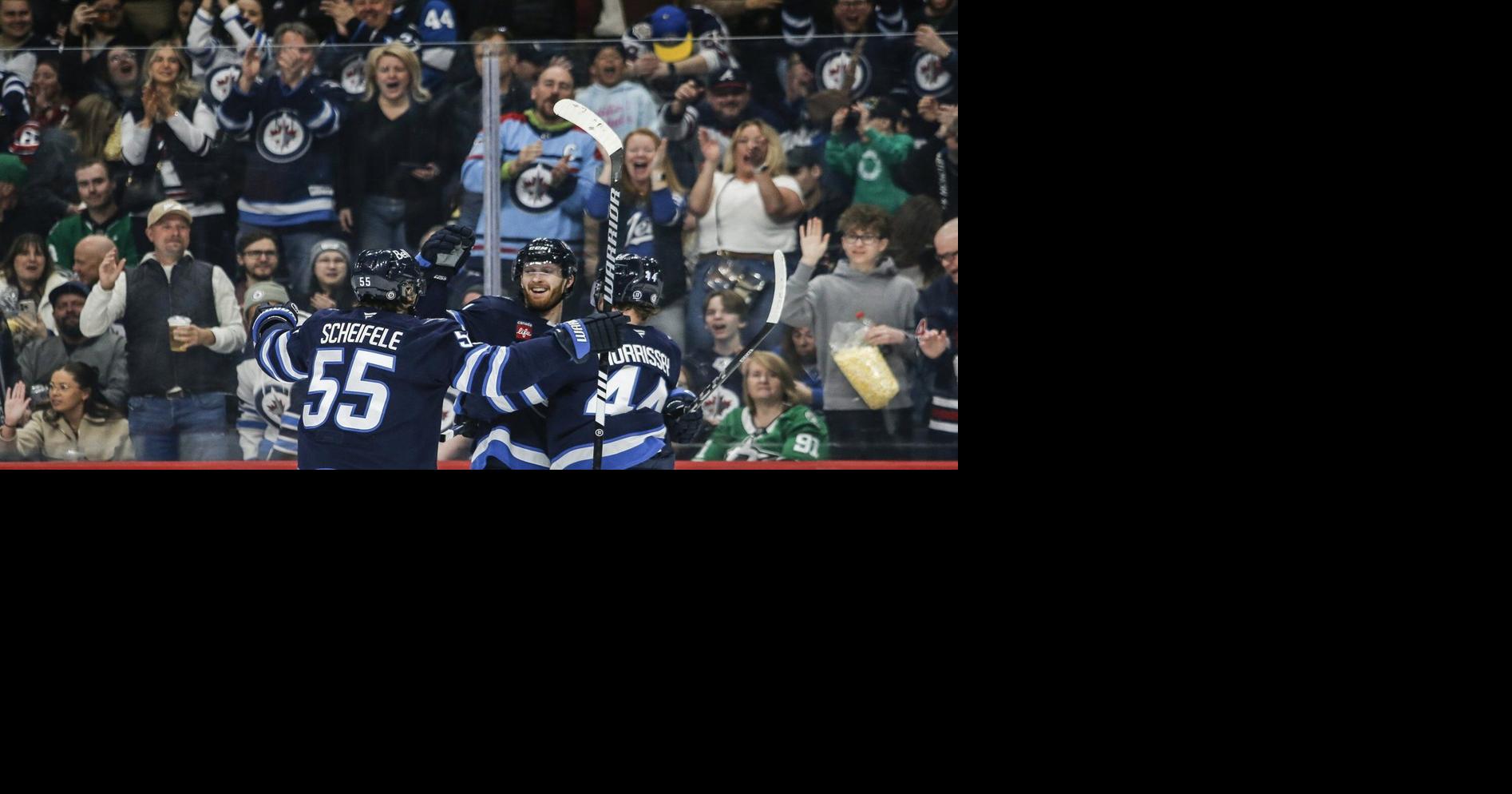 Connor's three-point effort leads league-best Jets past Stars 4-1
