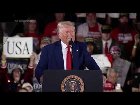 The Latest: Trump marks his first 100 days in office with a rally