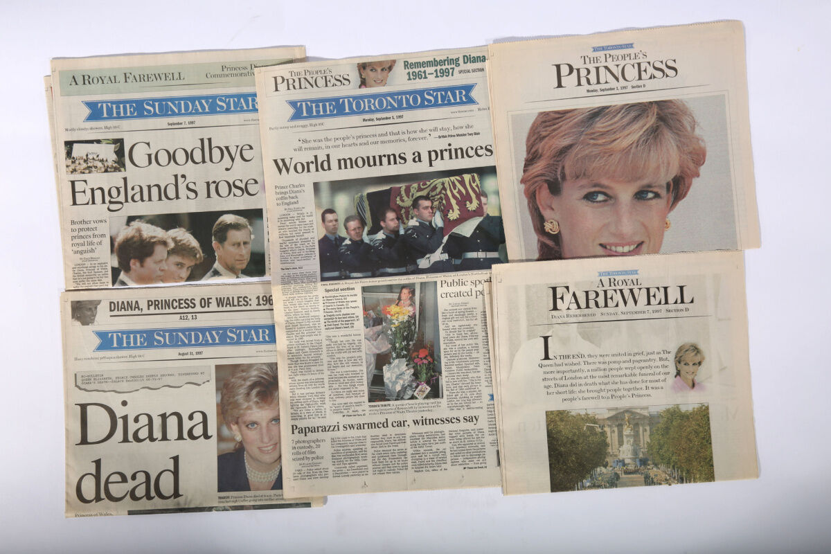 How the Star covered the death of Princess Diana in 1997