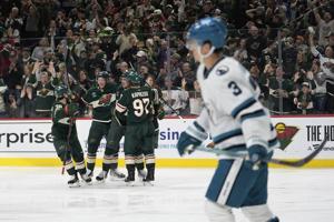 Wild stars Kaprizov and Eriksson Ek sure know how to make an entrance and brighten a playoff picture