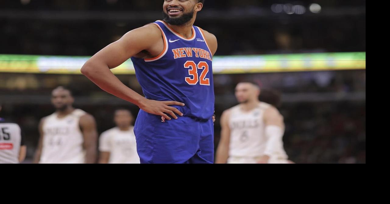 Knicks without NBA rebounding leader Towns because of sore knee against injury-depleted Magic