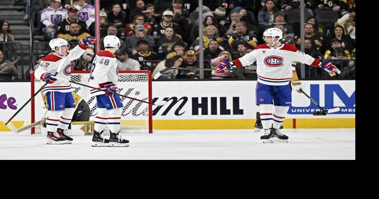 Dach's goal midway through 3rd period rallies Canadiens to 3-2 win over the Golden Knights