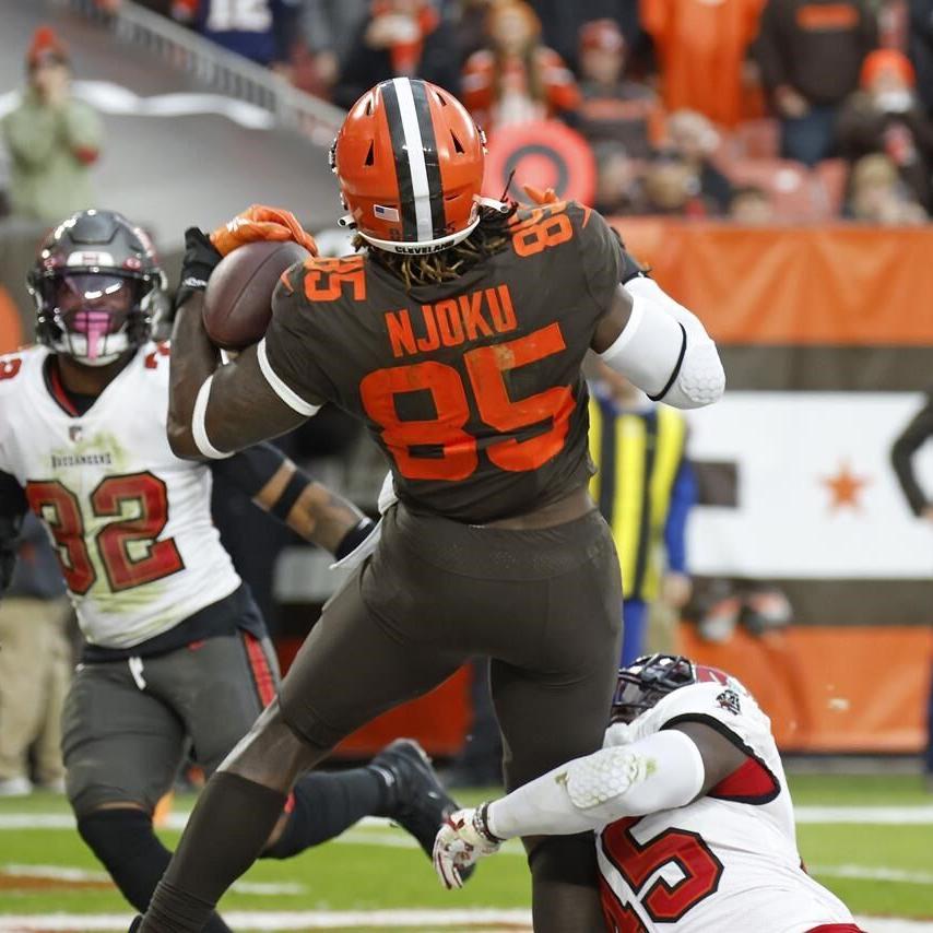 Chubb's TD in OT gives Brissett, Browns 23-17 win over Bucs