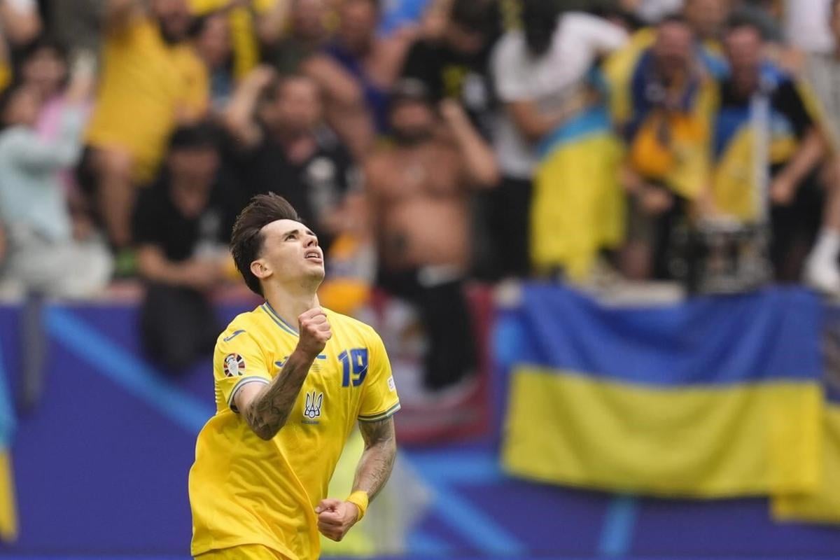Ukraine beats Slovakia 2-1 for a comeback win at Euro 2024