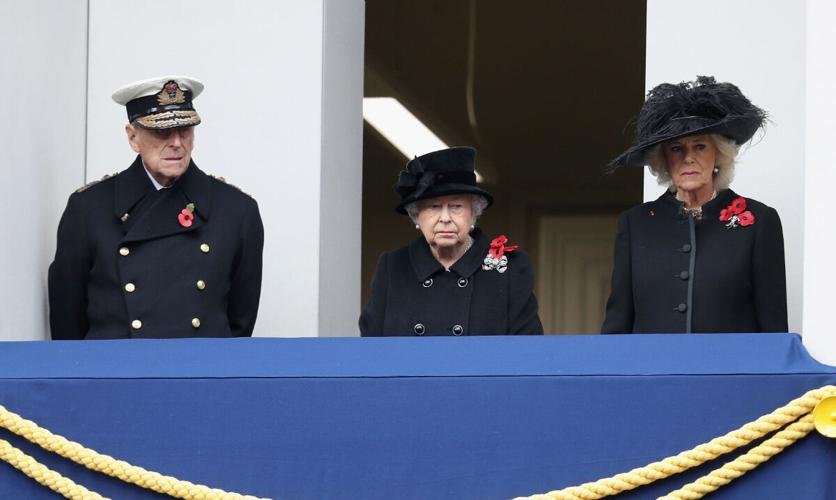 Prince Charles stands in for Queen at Remembrance Sunday ceremony