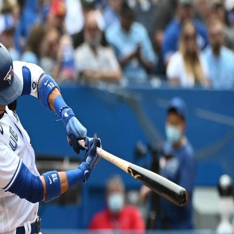 Blue Jays: Bo Bichette heating up in the batter's box at the right