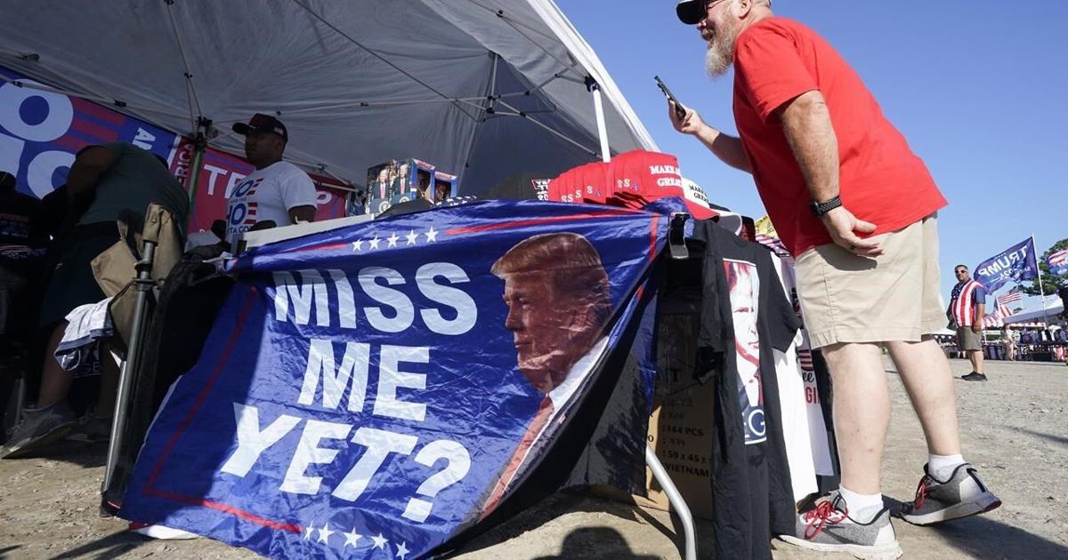 Trump gloats over Biden's debate performance at a Virginia rally