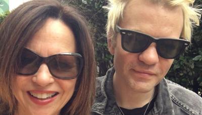 Sum 41 singer Deryck Whibley arrives for the Entertainment Weekly