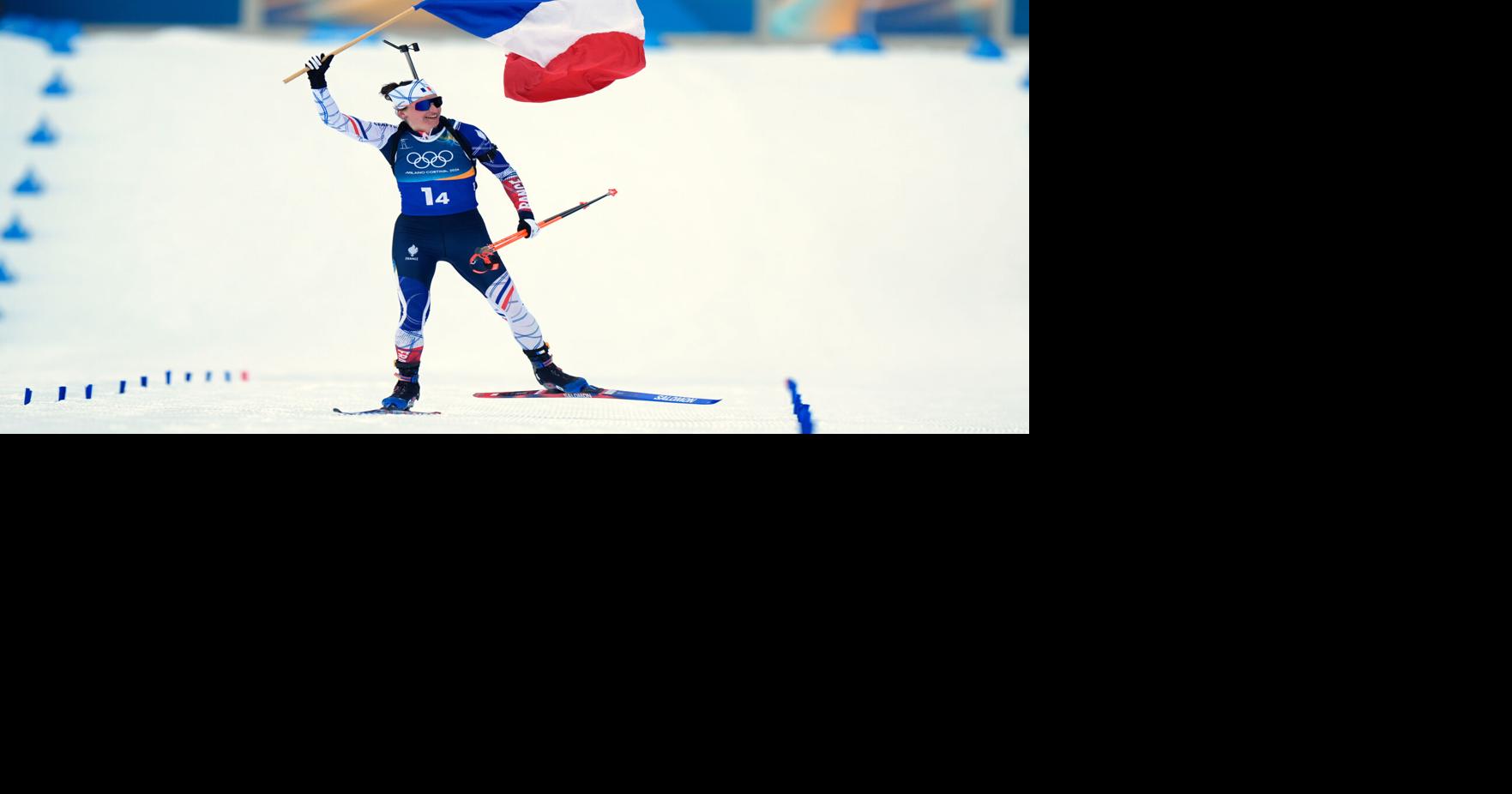 Julia Simon leads French women to Olympic gold in biathlon relay