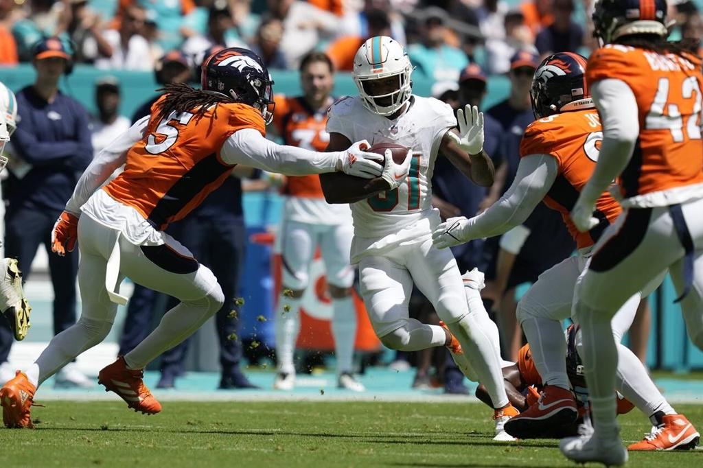 Dolphins rout Broncos 70-20, scoring the most points by an NFL t - KAKE