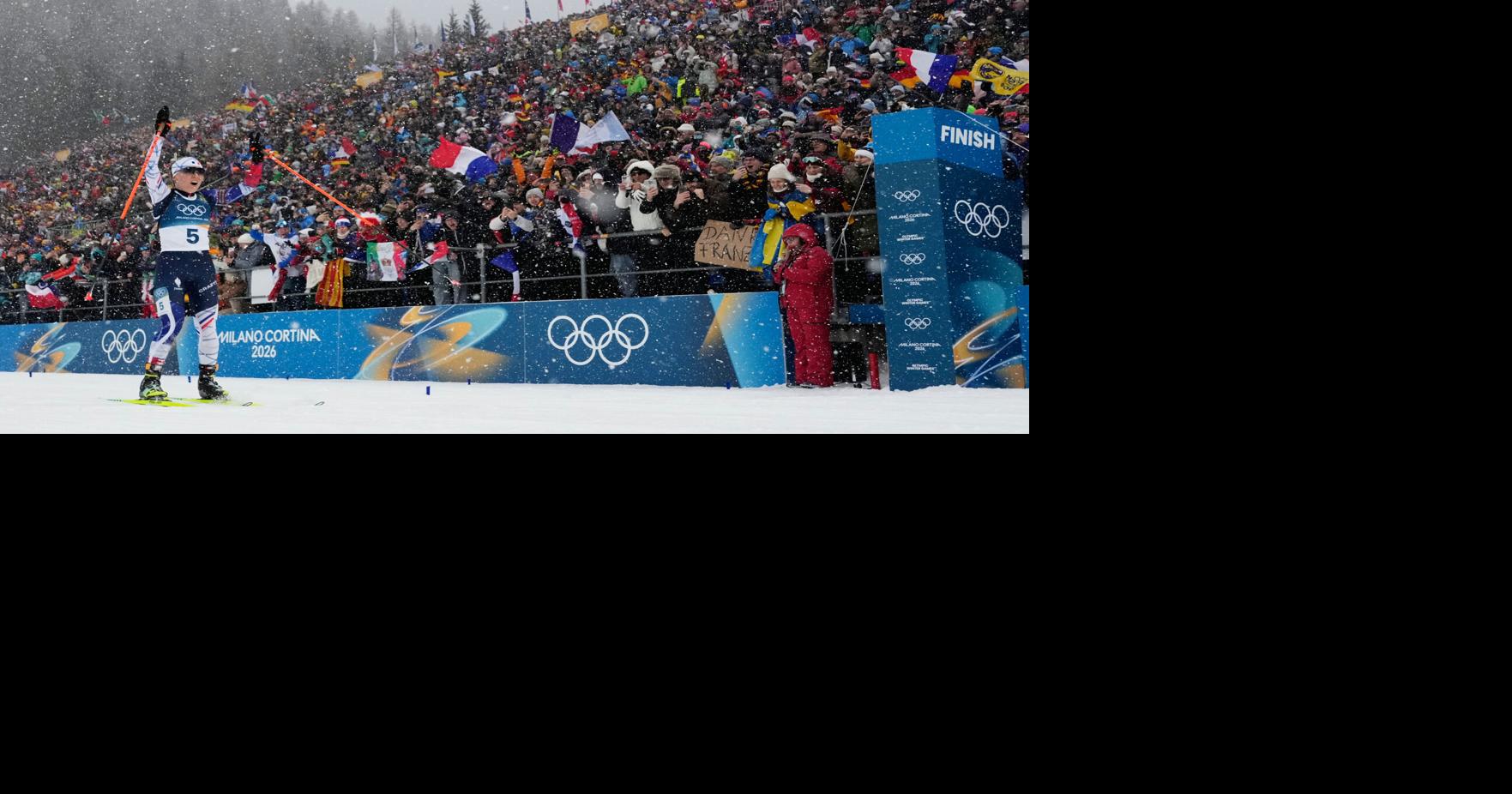 France takes gold and silver in the women&rsquo;s biathlon mass start race