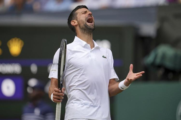 Wimbledon: Novak Djokovic overcomes a poor start to beat Alex de Minaur and reach the quarterfinals