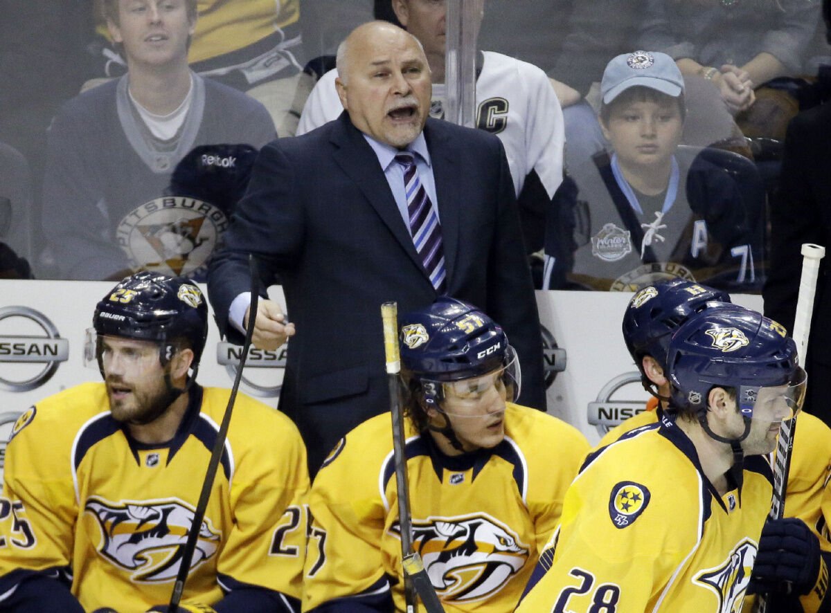 NHL: Barry Trotz Out As Coach Of Nashville Predators