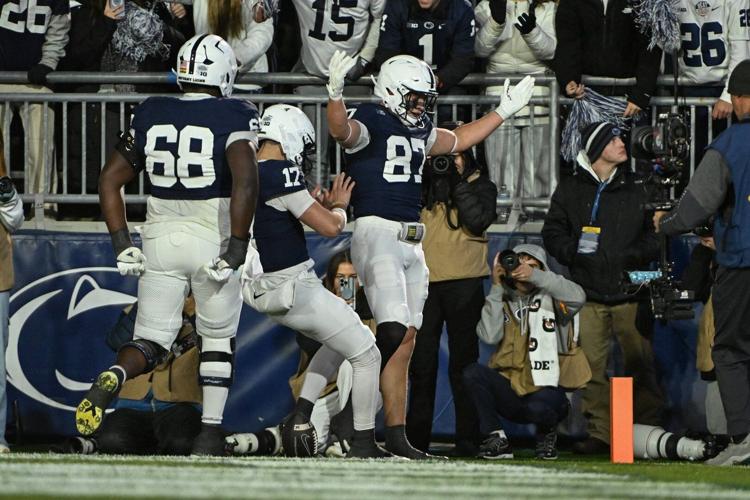 Andrew Rappleyea Allen becomes Penn State's career rushing leader as Nittany Lions pound ...