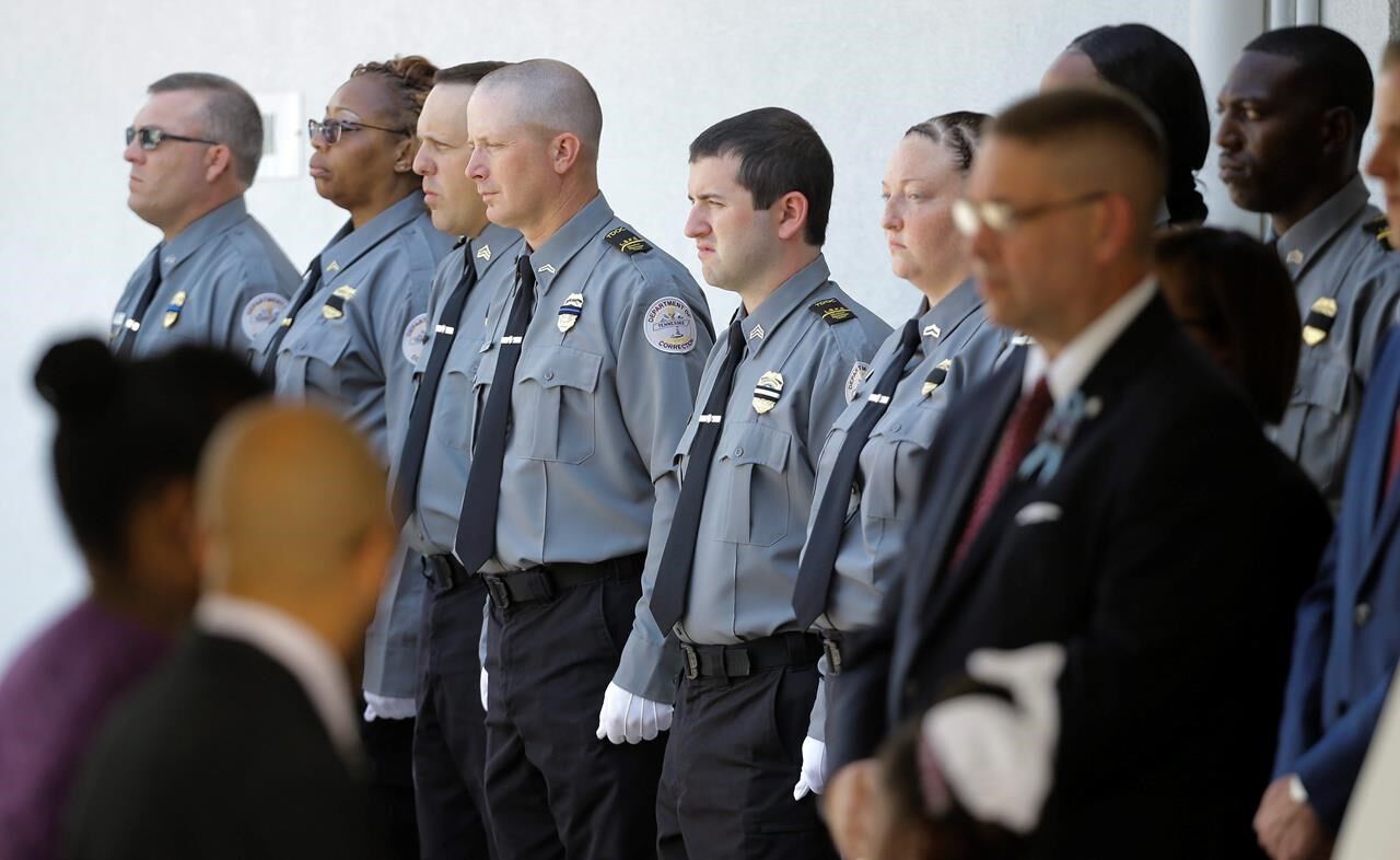 Family, Friends Bid Goodbye To Slain Corrections Employee