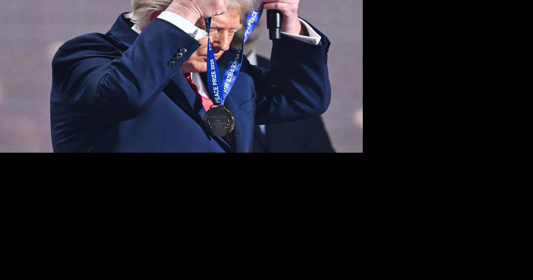 FIFA gives Trump a peace prize in a departure from its traditional focus on sport