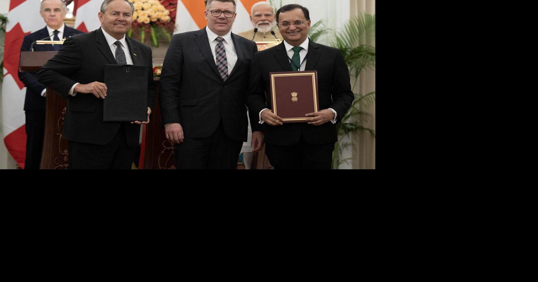 Saskatchewan Premier Moe says uranium deal with India marks 'great day'