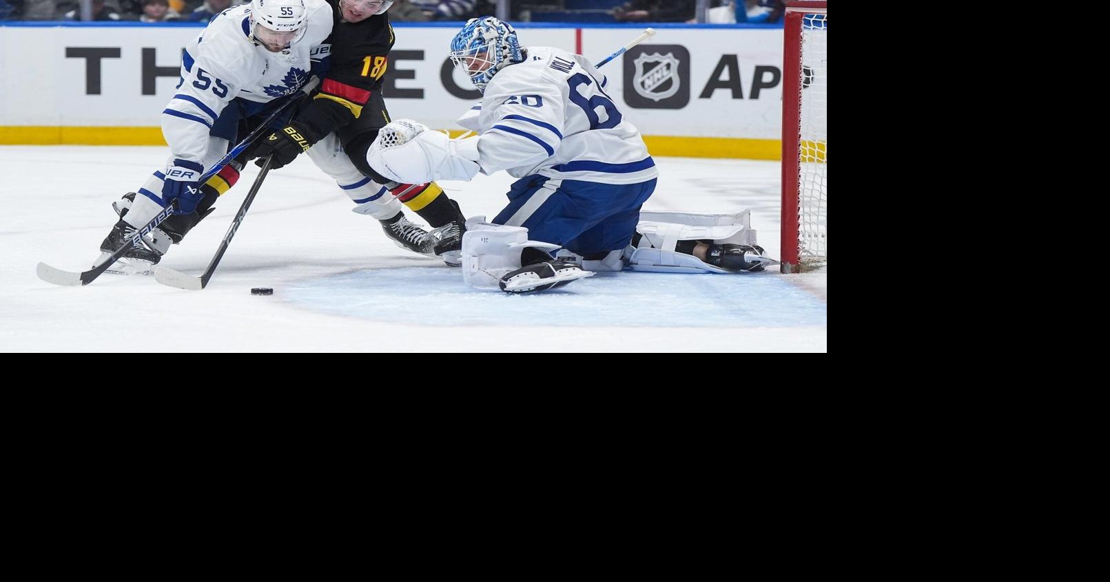 Maple Leafs snap six-game skid with 3-2 shootout win over Canucks