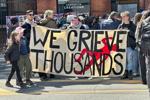 ‘They save lives everyday’: Protesters rally for supervised consumption sites in wake of Ford government’s funding cuts