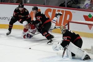 Tim Stutzle's three-point night leads Senators over Canadiens 6-2