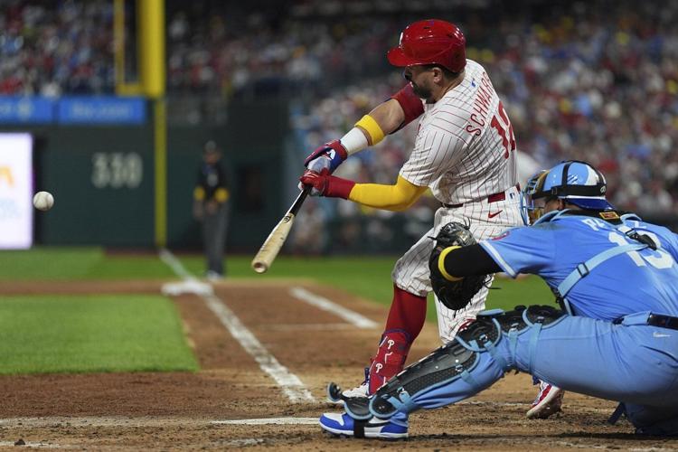 Schwarber hits 51st homer to lift Phillies over Royals
