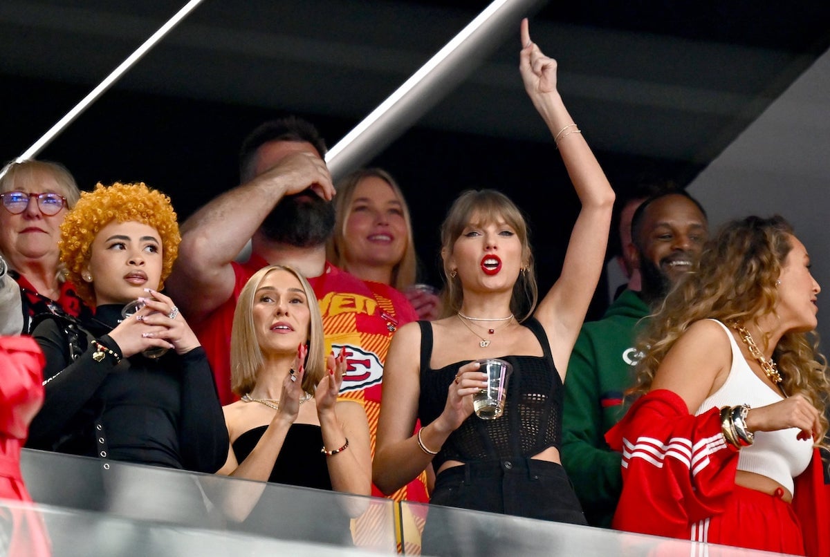 Singer Taylor Swift watches Super Bowl LVIII between the San Francisco 49ers and Kansas City Chiefs at Allegiant Stadium in Las Vegas on Sunday, Feb. 11, 2024.