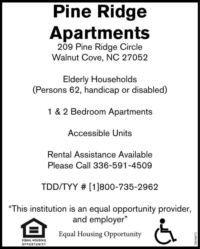 Pine Ridge Apartment | Apartments For Rent | thestokesnews.com