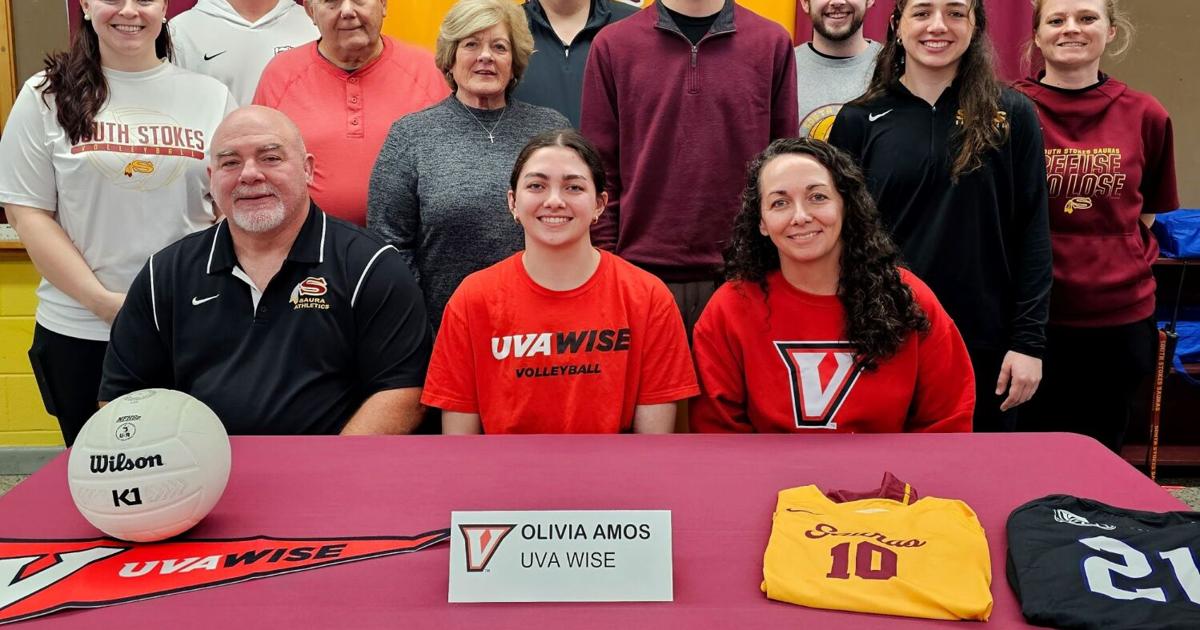 Amos signs to play Volleyball at UVA Wise | Sports | thestokesnews.com