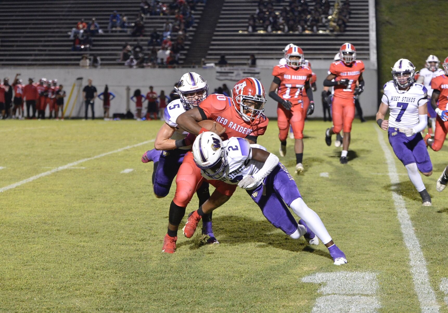 West Stokes overcomes challenges to secure back-to-back victories against T.W. Andrews