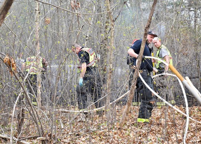Large brush fire in Attleboro fueled by dry conditions | Local News ...