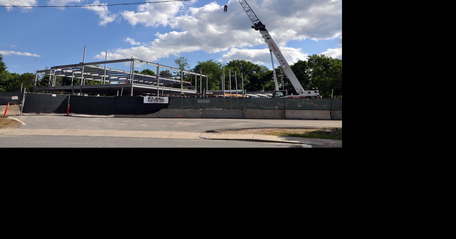 Foxboro Town Hall rising on schedule Local News