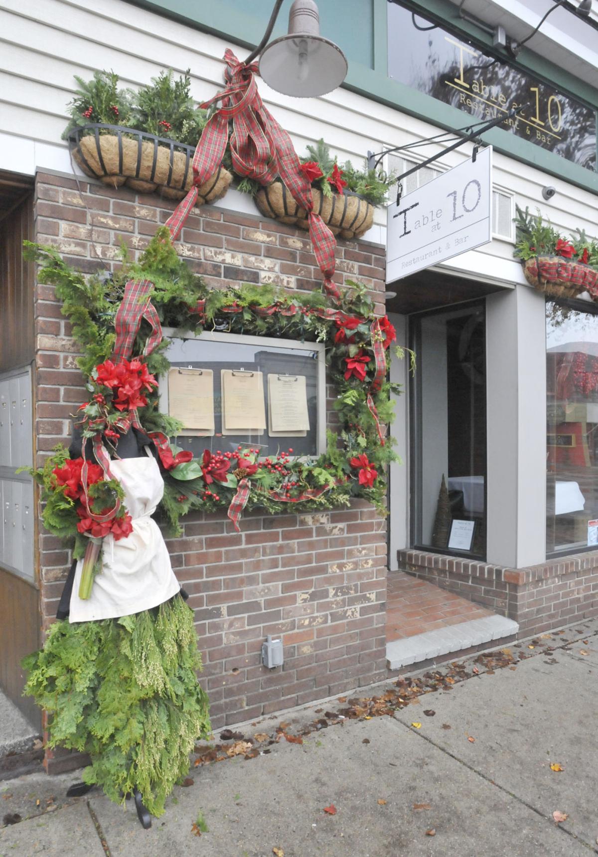 Table at 10 wins downtown North Attleboro holiday window contest