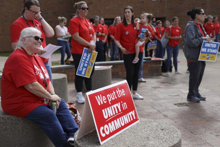 North Attleboro teachers, supporters rally for better pay | Local News ...