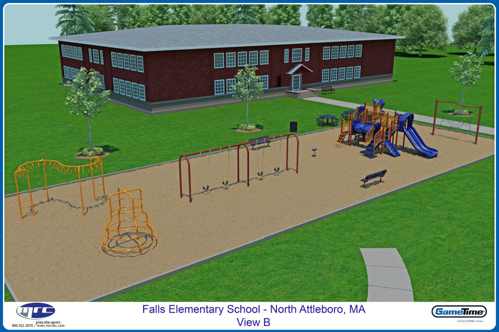 Parents launch fundraiser for North Attleboro’s Falls School playground