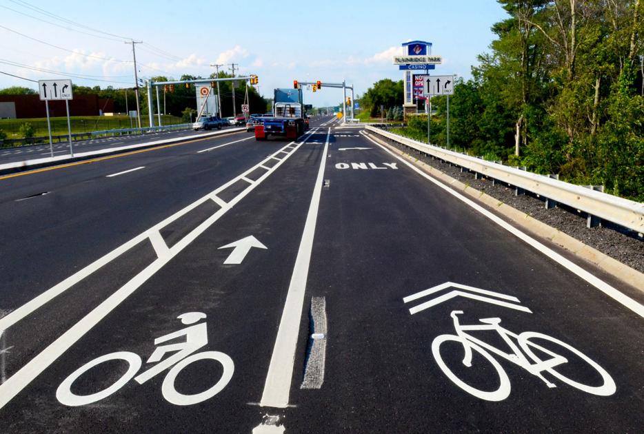 Plainville Officials Bemused By New Bicycle Lanes On Route 1