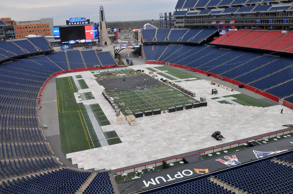 Gillette Stadium turning into hockey rink for 2016 Winter ...